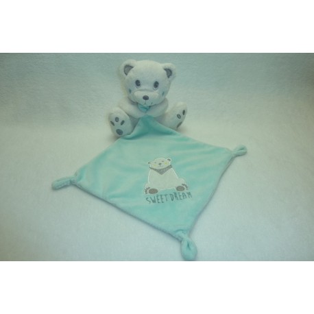 DOUDOU PELUCHE OURS AVEC MOUCHOIR NICOTOY SIMBA TOYS