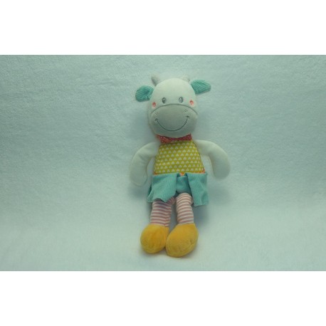 DOUDOU VACHE PELUCHE MOTS D'ENFANTS
