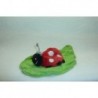 DOUDOU COCCINELLE SUR SA FEUILLE NATURE ET DECOUVERTES
