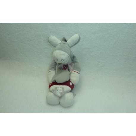 DOUDOU ÂNE PELUCHE PAQUITO ET LOLITA NOUKIE'S