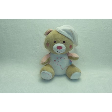 DOUDOU OURS PELUCHE SUCRE D'ORGE