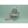 DOUDOU POUPEE SEMI PLAT ATTACHE TETINE SUCRE D'ORGE