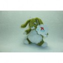 DOUDOU LAPIN PELUCHE VERT BLANC NICOTOY SIMBA TOYS