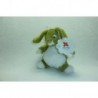 DOUDOU LAPIN PELUCHE VERT BLANC NICOTOY SIMBA TOYS