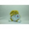 DOUDOU LAPIN PELUCHE MOUTARDE BLANC NICOTOY SIMBA TOYS