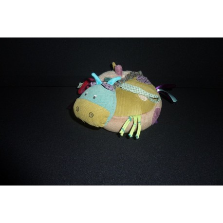 DOUDOU VACHE ACTIVITES D'EVEIL COLLECTION LES JOLIS PAS BEAUX MOULIN ROTY