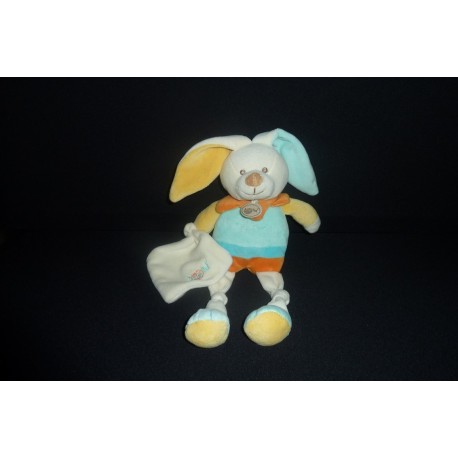DOUDOU LAPIN AVEC MOUCHOIR BABY'NAT