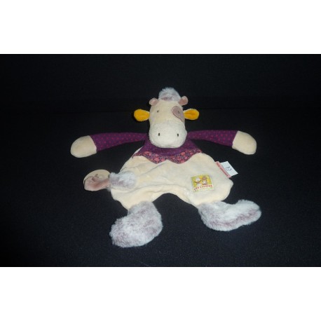 DOUDOU VACHE LES COUSINS DU MOULIN MADEMOISELLE PÂQUERETTE DOUDOU A BRODER NEUF MOULIN ROTY