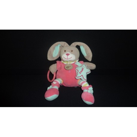 DOUDOU LAPIN PELUCHE EVEIL BABY'NAT