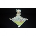 DOUDOU OURS AVEC MOUCHOIR POMMETTE