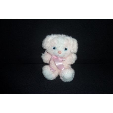 DOUDOU CHIEN PELUCHE VINTAGE SUCRE D'ORGE