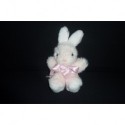 DOUDOU LAPIN PELUCHE VINTAGE SUCRE D'ORGE