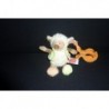 DOUDOU MOUTON PELUCHE ATTACHE TETINE INFLUX CORA