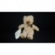 DOUDOU OURS PELUCHE AVEC MOUCHOIR BABY'NAT