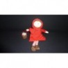 DOUDOU POUPEE FILLE PELUCHE PETIT CHAPERON ROUGE JACADI