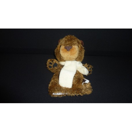 DOUDOU MARMOTTE MARIONNETTE CARTEPOSTALERIE