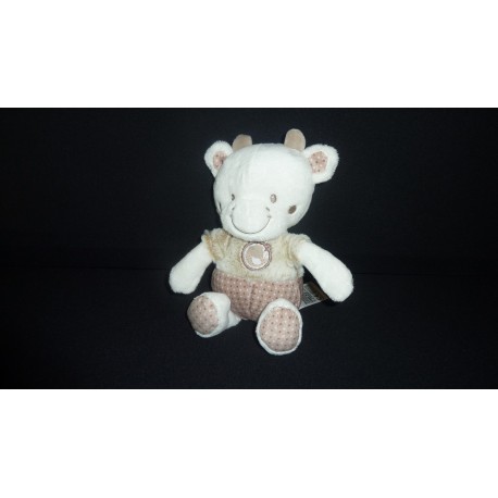 DOUDOU VACHE PELUCHE MOTS D'ENFANTS