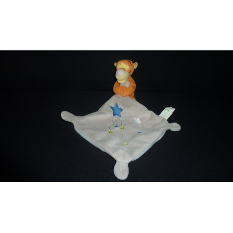 DOUDOU TIGRE TIGROU AVEC MOUCHOIR PELUCHE DISNEY
