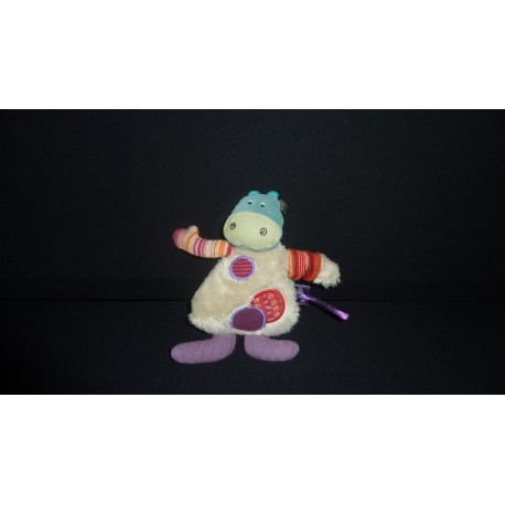 DOUDOU VACHE SEMI PLAT COLLECTION LES JOLIS PAS BEAUX MOULIN ROTY